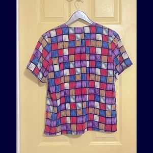 Vintage Geometric Blouse